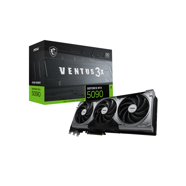 Placa video msi geforce rtx 5090 ventus 3x oc 32gb gddr7 512 bit, pcie 5.0,  Placi video | electropc.ro