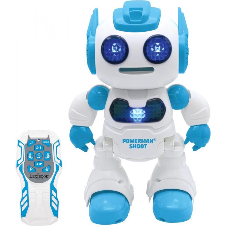 Robot powerman shoot, lexibook,  Roboti de jucarie | electropc.ro