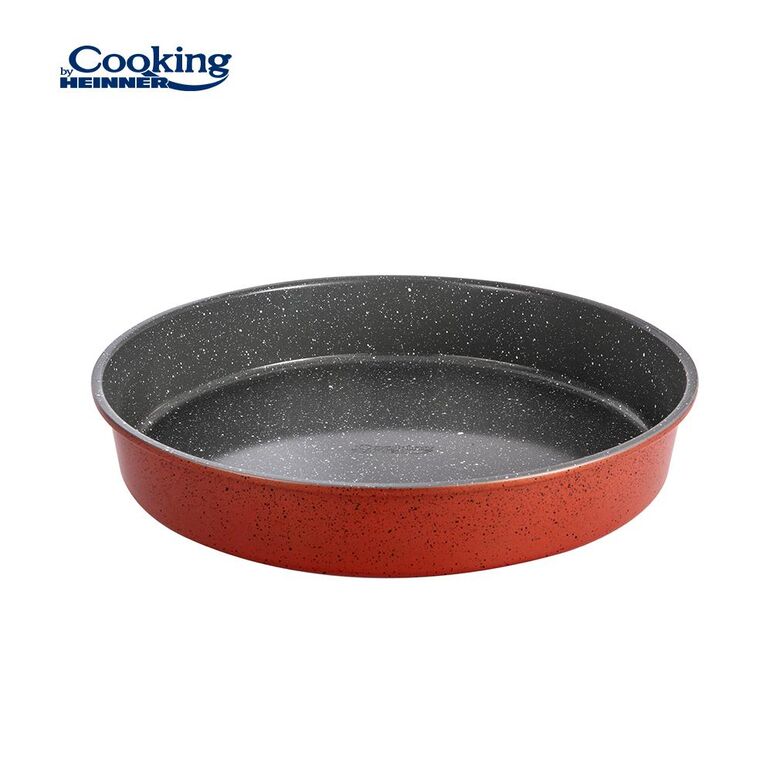 Tava rotunda acoperire ceramica 40x7 cm, anca, cooking by heinner,  Tavi copt | electropc.ro