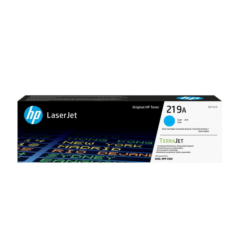 Toner hp w2191a  cyan,1.2 k, nr 219a,hp laserjet pro 3201,3204, 3288, 3302,  Tonere | electropc.ro