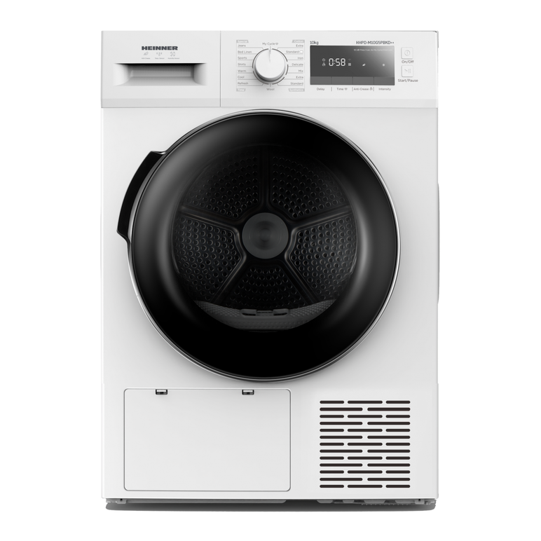 Uscator de rufe cu pompa de caldura heinner hhpd-m10g5pbkd++,  Uscatoare cu pompa de caldura | electropc.ro