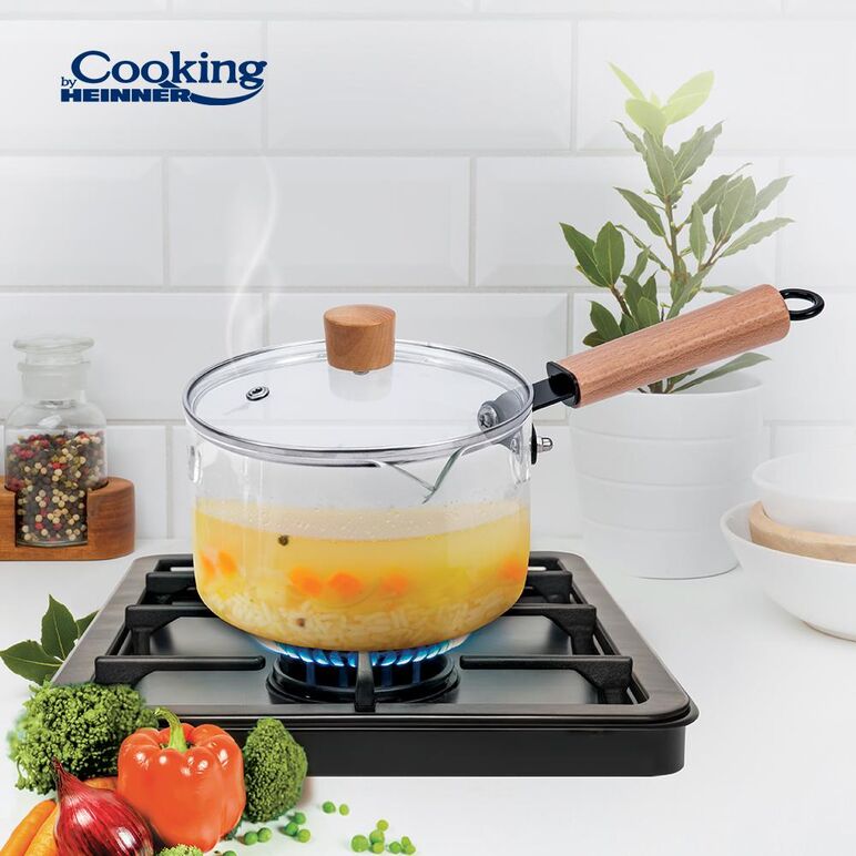 Caserola cu capac din sticla 16x9.5 cm, 1.8l,maya, cooking by heinner,  Tavi copt | electropc.ro
