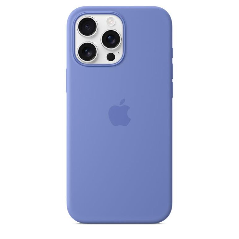 Iphone 16 pro max silicone case with magsafe - periwinkle,  Accesorii | electropc.ro