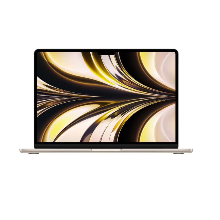 Macbook air 13.6" retina/apple m2 (cpu 8-core, gpu 8-core, neural engine 16-core)/16gb/256gb - starlight - int kb (2024),  Laptopuri | electropc.ro