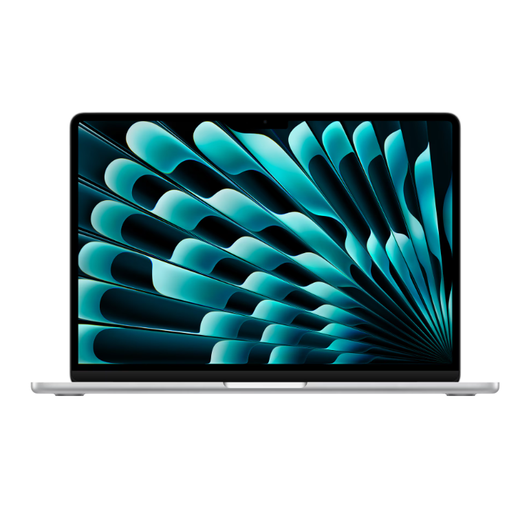 Macbook air 13.6" retina/apple m4 (cpu 10-core, gpu 10-core, neural engine 16-core)/24gb/512gb - silver - int kb (2025),  Laptopuri | electropc.ro