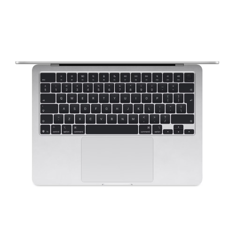Macbook air 13.6" retina/apple m4 (cpu 10-core, gpu 10-core, neural engine 16-core)/24gb/512gb - silver - int kb (2025),  Laptopuri | electropc.ro