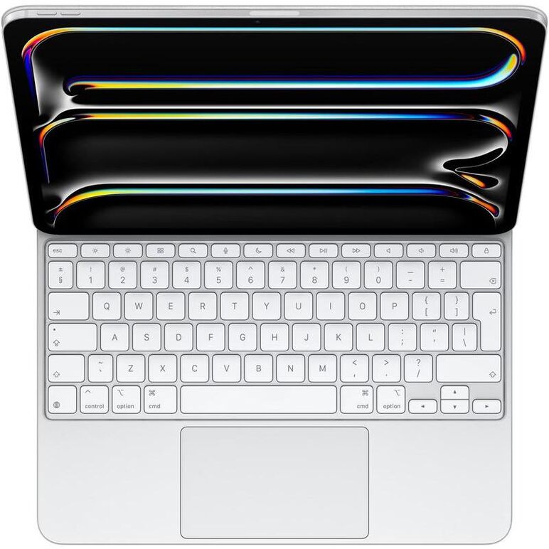 Magic keyboard for ipad pro 11‑inch (m4) - romanian - white,  Tastaturi tablete | electropc.ro