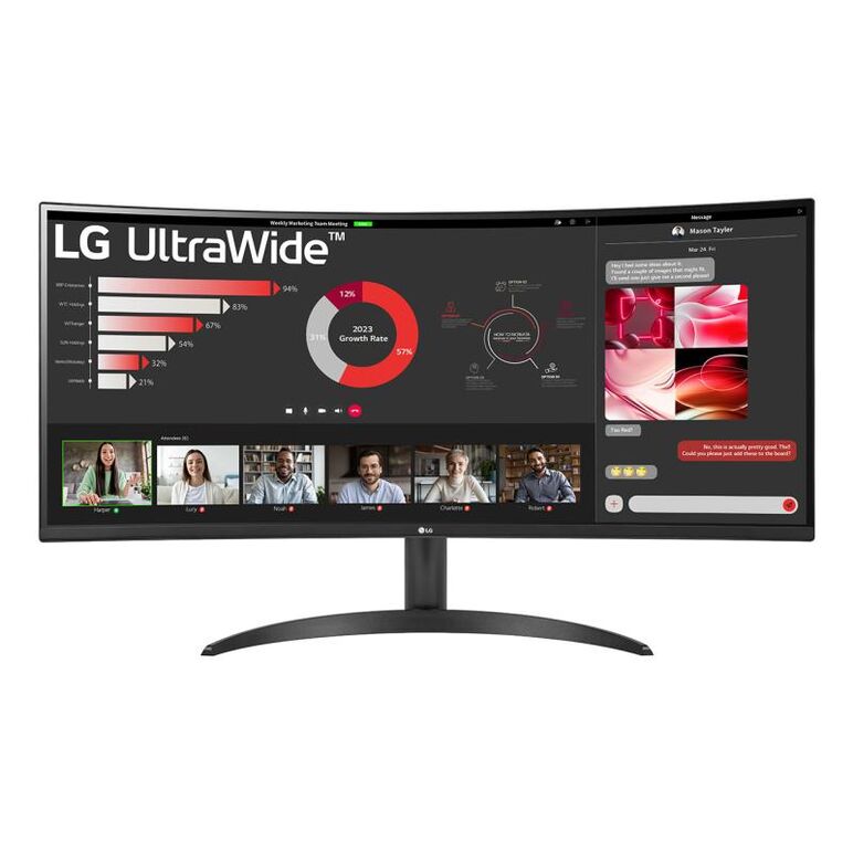 Monitor lg 34" 34wr50qk-b.aeu, curvature: 1800r, diagonal (inch): 34, diagonal (cm): 86, aspect ratio: 21:9, panel: va, resolution: 3440x1440, refresh rate: 100hz, response time gtg: 5ms, brightness (max): 300 cd/m², contrast (static) : 3000:1, viewing an,  Monitoare LED | electropc.ro