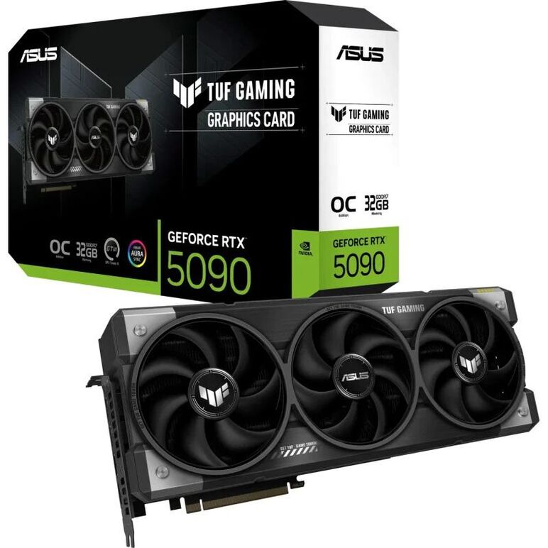 Placa video asus tuf rtx 5090 gaming oc 32gb gddr7 512 bit, pci express 5.0,  Placi video | electropc.ro