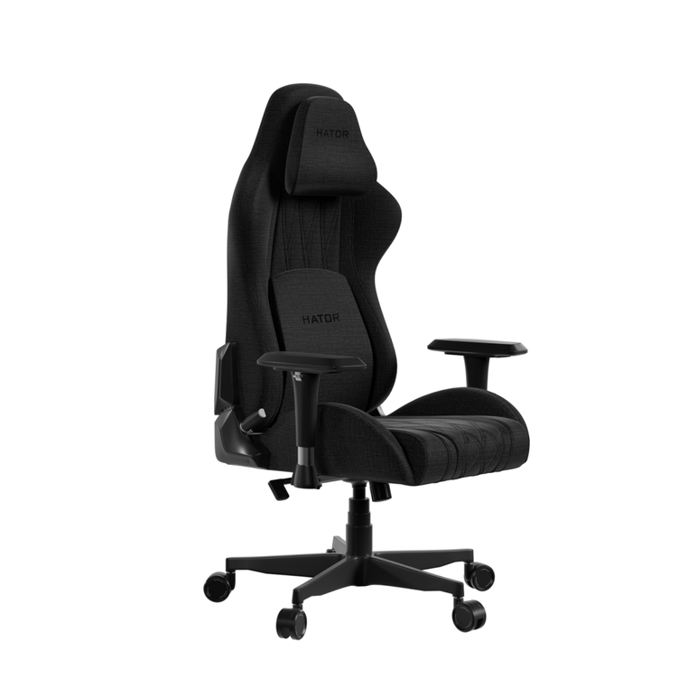 Scaun gaming hator darkside 3m fabric, material cadru: oțel, Țesătură cloudtouch™, piston cu gaz: certificat sgs clasa 4, cotiere: ergonomice, 2d, bază cu 5 brațe ranforsate, realizată din pu armat, material de bază: spumă cu densitate mare infusefoam, di,  Scaune gaming | electropc.ro