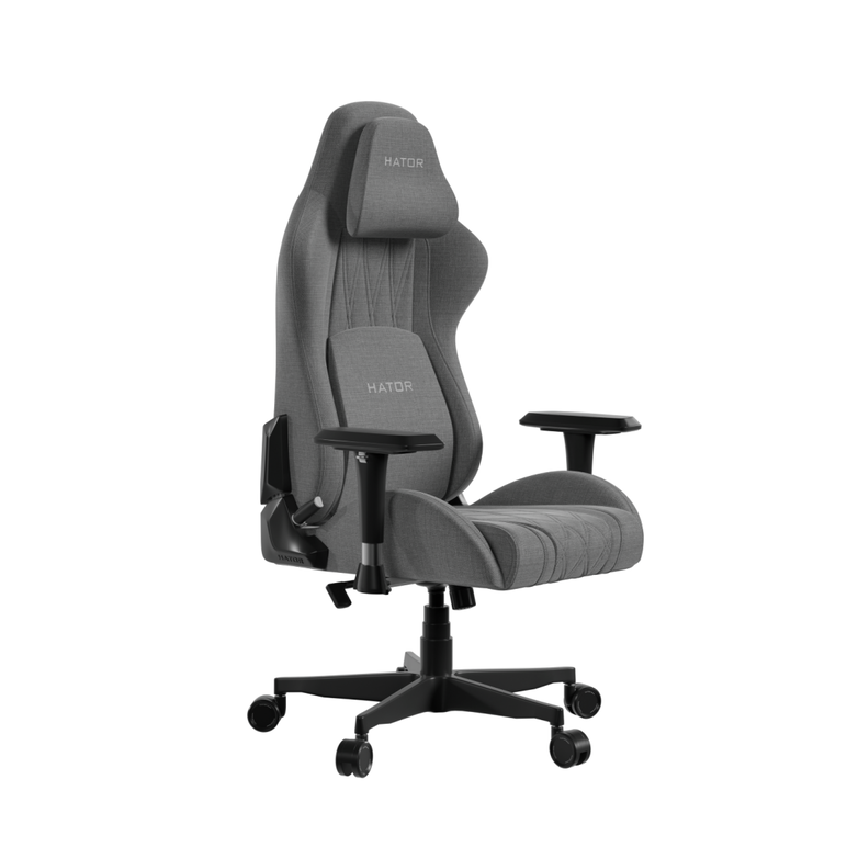 Scaun gaming hator darkside 3m fabric, material cadru: oțel, Țesătură cloudtouch™, piston cu gaz: certificat sgs clasa 4, cotiere: ergonomice, 2d, bază cu 5 brațe ranforsate, realizată din pu armat, material de bază: spumă cu densitate mare infusefoam, di,  Scaune gaming | electropc.ro
