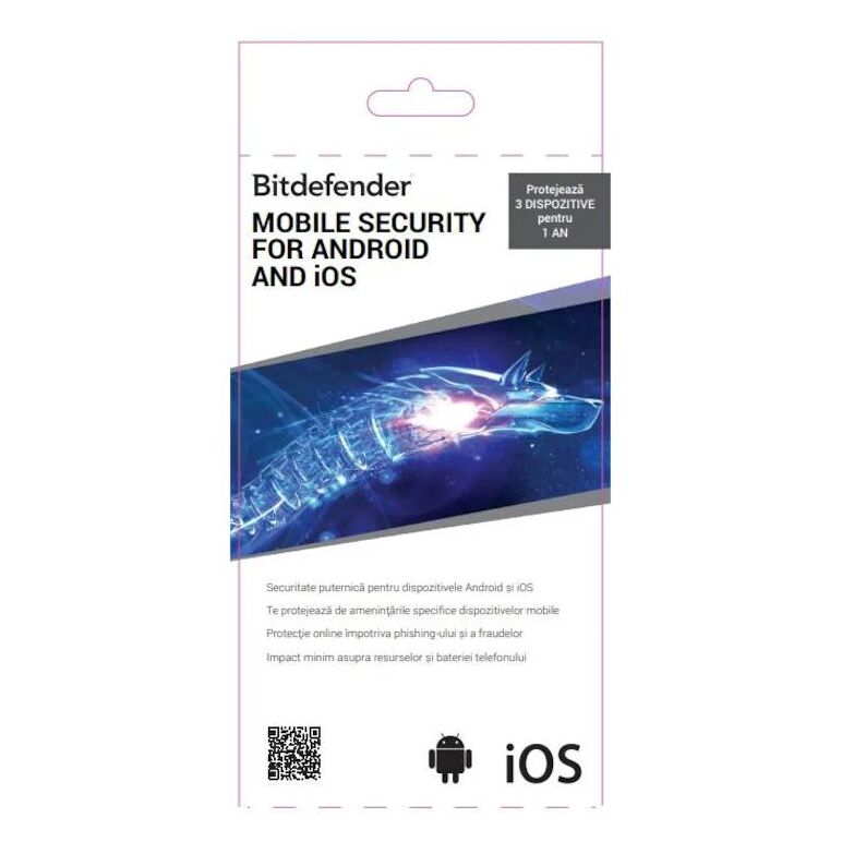 Scratch card bitdefender mobile security android &  ios scratchcard new3 dispozitive 1 an,  Antivirus | electropc.ro