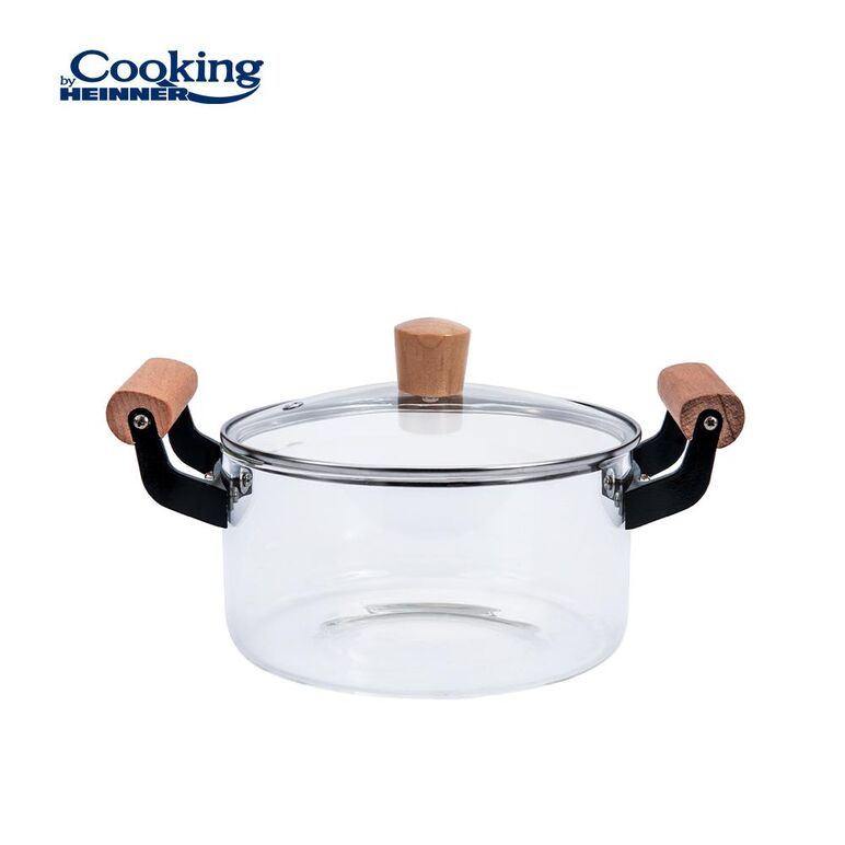 Semioala cu capac din  sticla 20x10.5cm,2.5l,maya, cooking by heinner,  Tavi copt | electropc.ro