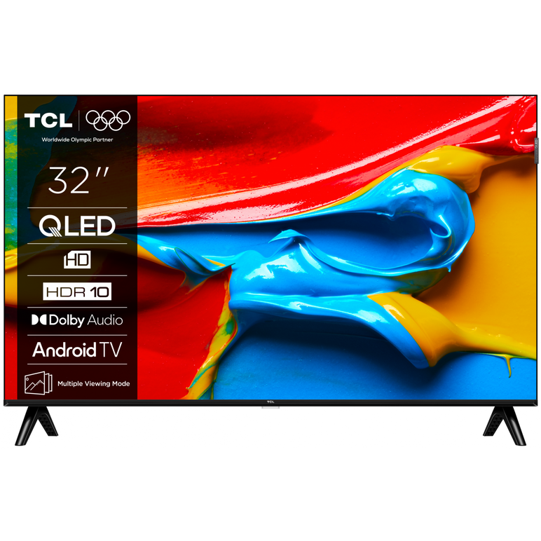 Televizor tcl qled 32v4c, 80 cm, smart google tv, hd, (model 2025),  Televizoare | electropc.ro