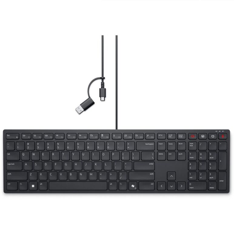 Dell wired collaboration keyboard - kb525c  us international (qwerty),  Tastaturi | electropc.ro