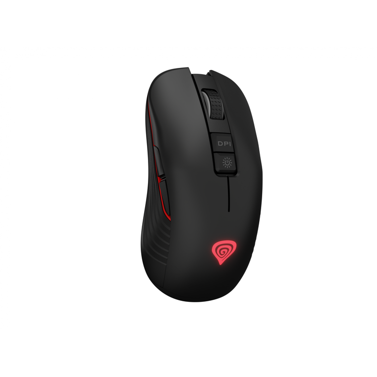 Mouse gaming wireless gensesis zircon 330, interfata usb, 3600 dpi, 7 butoane, iluminare rgb, negru,  Mouse | electropc.ro