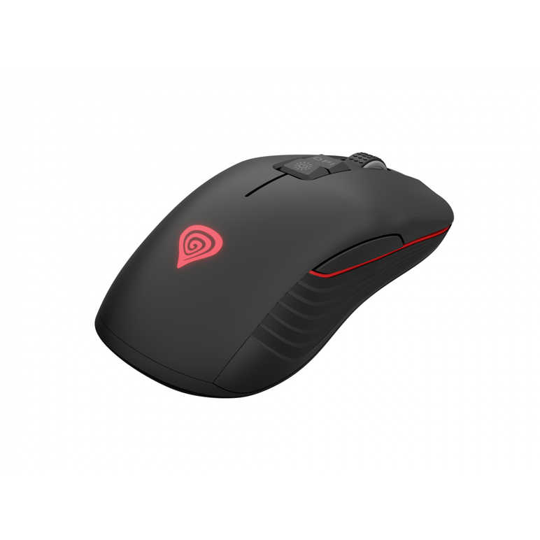 Mouse gaming wireless gensesis zircon 330, interfata usb, 3600 dpi, 7 butoane, iluminare rgb, negru,  Mouse | electropc.ro