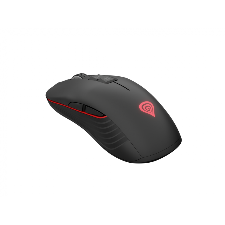 Mouse gaming wireless gensesis zircon 330, interfata usb, 3600 dpi, 7 butoane, iluminare rgb, negru,  Mouse | electropc.ro