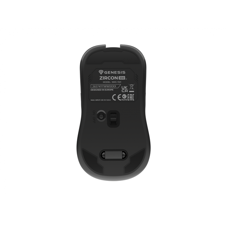 Mouse gaming wireless gensesis zircon 330, interfata usb, 3600 dpi, 7 butoane, iluminare rgb, negru,  Mouse | electropc.ro