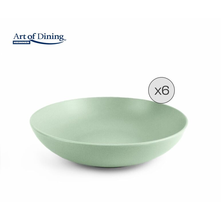 Set 6 farfurii adanci ceramica 20 cm, yvonne, art of dining by heinner,  Farfurii & Boluri de Servire | electropc.ro