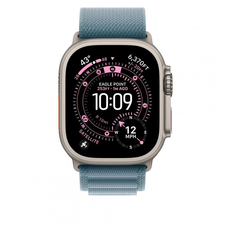 49mm light blue alpine loop - small - natural titanium finish,  Bratari fitness | electropc.ro