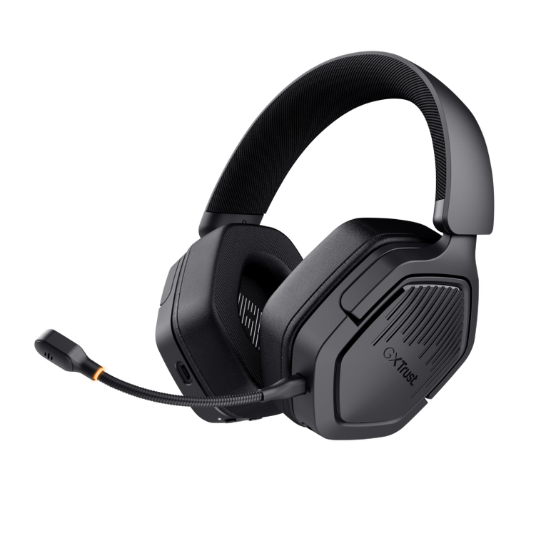Casti wireless trust gxt 493 carus, material abs, conector 3.5mm, frecventa raspuns 20 hz, 20.000 hz, sunet stereo, nivel sunet 104 db, negru,  Casti audio | electropc.ro