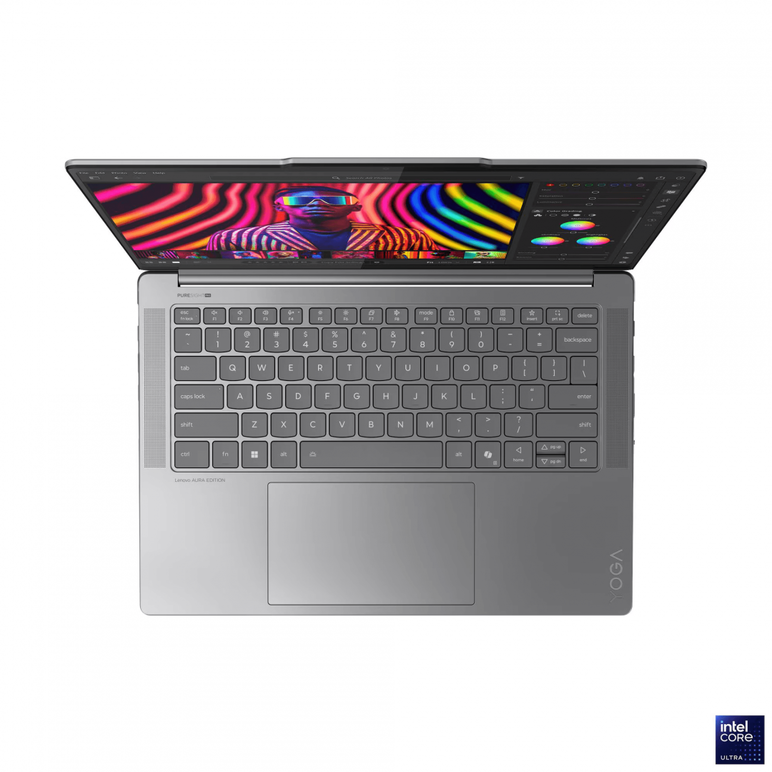 Laptop lenovo yoga pro 7 14iah10, 14.5" 3k (3000x1876) oled 1000nits (peak) / 500nits (typical) glossy / anti-fingerprint, 100% dci-p3, 120hz, eyesafe®, dolby vision®, displayhdr™ true black 1000, glass, touch, x-rite®, puresight pro, intel® core ultra 7 ,  Laptopuri | electropc.ro