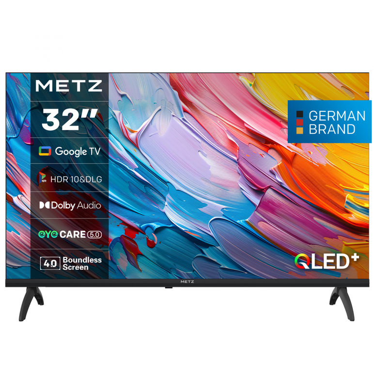 Televizor metz qled 32mqf7000z, 80 cm, smart google tv, hd, clasa e (model 2025),  Televizoare | electropc.ro