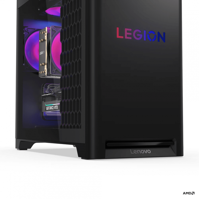 Desktop gaming lenovo legion t5 30agb10 , amd ryzen™ 9 7950x3d (16c / 32t, 4.2 / 5.7ghz, 16mb l2 / 128mb l3), video nvidia® geforce rtx™ 5070 ti 16gb gddr7, ram 2x 16gb udimm ddr5-5600; four ddr5 udimm slots, dual-channel capable; up to 32gb ddr5-5600, ss,  Desktop PC | electropc.ro