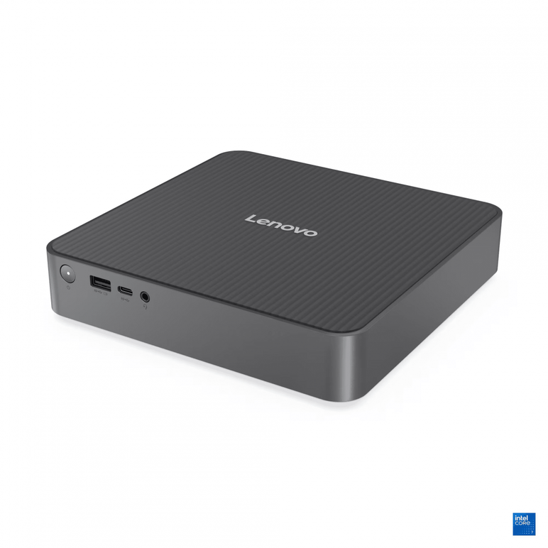 Desktop lenovo ideacentre mini 01irh10r , intel® core 7 240h, 10c (6p + 4e) / 16t, p-core 2.5 / 5.2ghz, e-core 1.8 / 4.0ghz, 24mb, video integrated intel® graphics, ram 1x 16gb so-dimm ddr5-5600; two ddr5 so-dimm slots, dual-channel capable; up to 32gb dd,  Desktop PC | electropc.ro