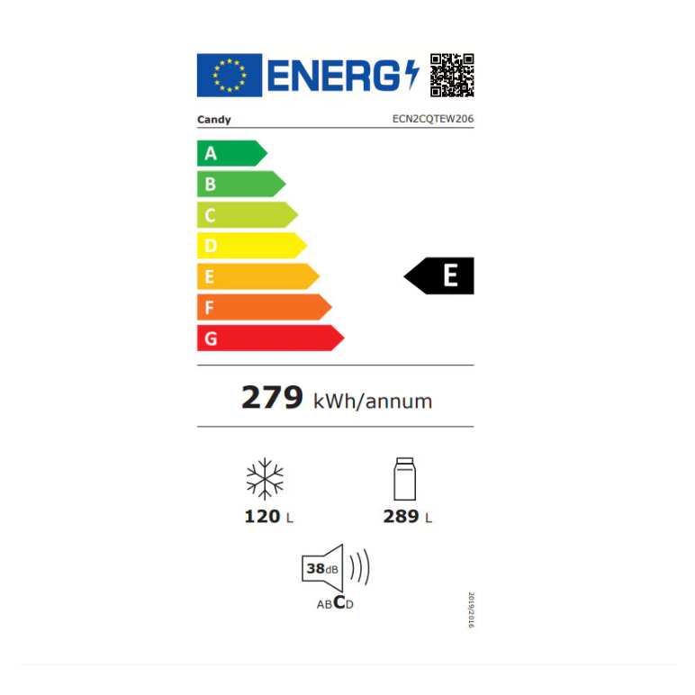 Frigider incorporabil candy ecn2cqtew206,  Side by side | electropc.ro