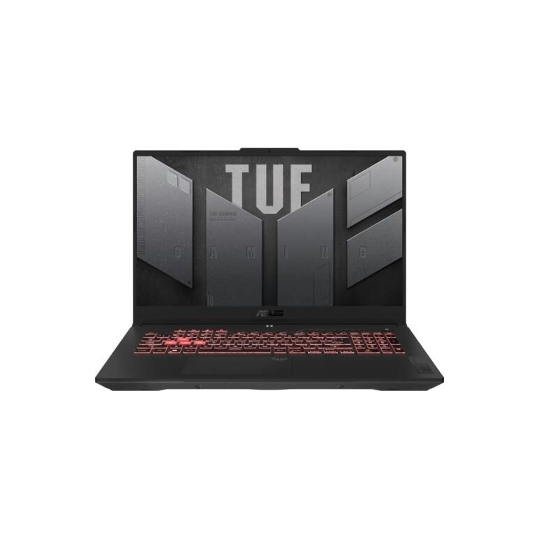 Laptop asus tuf gaming a17 (2023) fa707nug-hx177, amd ryzen 7 7445hs, 17.3 inch, ram 16gb, ssd 512gb, nvidia geforce rtx 4050 6gb, no os, mecha gray,  Laptopuri | electropc.ro