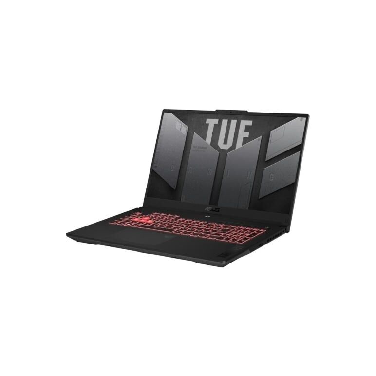 Laptop asus tuf gaming a17 (2023) fa707nug-hx177, amd ryzen 7 7445hs, 17.3 inch, ram 16gb, ssd 512gb, nvidia geforce rtx 4050 6gb, no os, mecha gray,  Laptopuri | electropc.ro