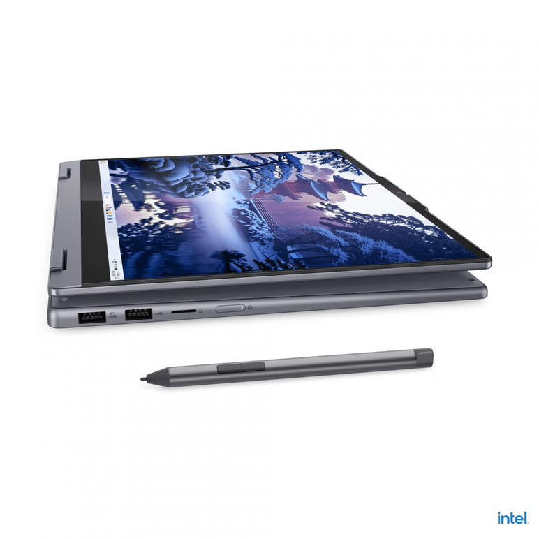 Laptop lenovo ideapad 5 2-in-1 14ial10, 14" wuxga (1920x1200) ips 300nits glossy, 45% ntsc, 60hz, tÜv low blue light, glass, touch, intel® core ultra 5 225u, 12c (2p + 8e + 2lpe) / 14t, max turbo up to 4.8ghz, 12mb, video integrated intel® graphics, ram 1,  Laptopuri | electropc.ro