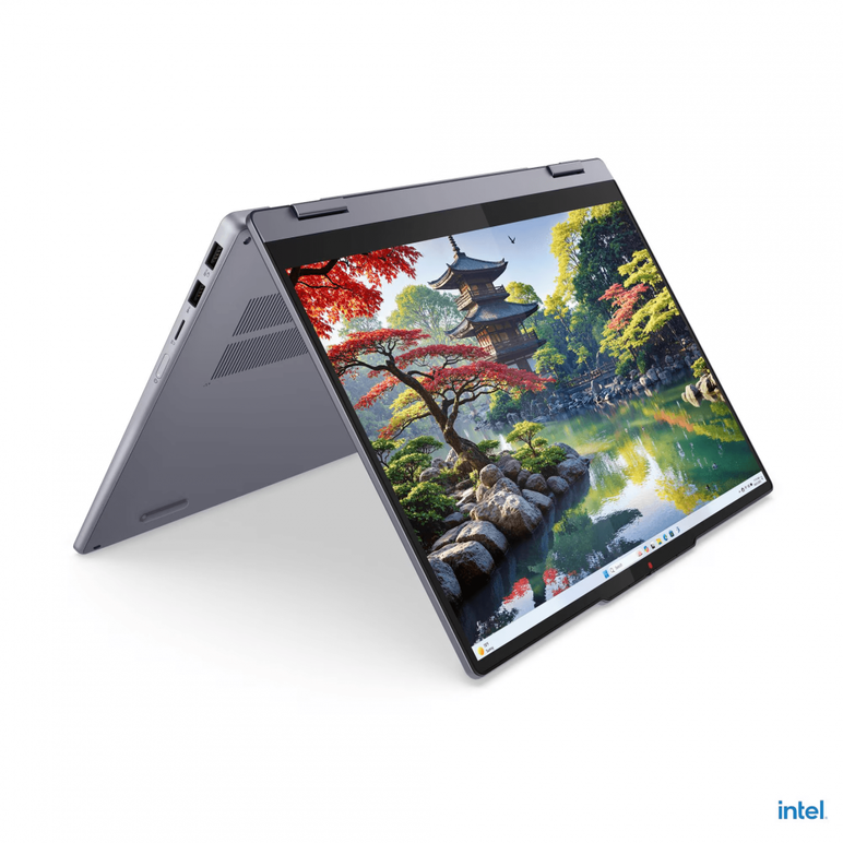 Laptop lenovo ideapad 5 2-in-1 14ial10, 14" wuxga (1920x1200) oled 500nits (peak) / 400nits (typical) glossy, 100% dci-p3, 60hz, tÜv low blue light, displayhdr™ true black 500, glass, touch, intel® core ultra 7 255h, 16c (6p + 8e + 2lpe) / 16t, max turbo ,  Laptopuri | electropc.ro