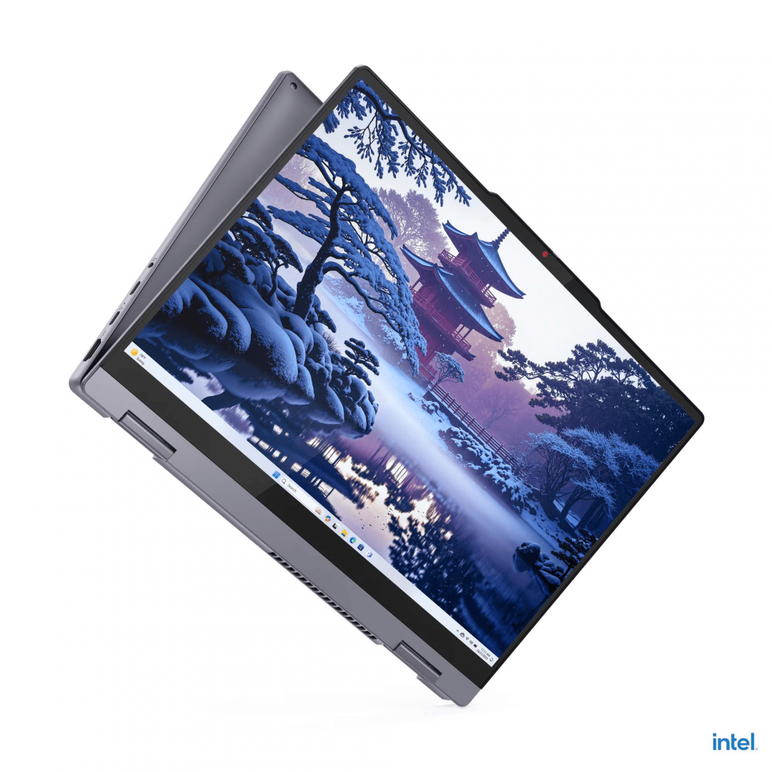 Laptop lenovo ideapad 5 2-in-1 14ial10, 14" wuxga (1920x1200) oled 500nits (peak) / 400nits (typical) glossy, 100% dci-p3, 60hz, tÜv low blue light, displayhdr™ true black 500, glass, touch, intel® core ultra 7 255h, 16c (6p + 8e + 2lpe) / 16t, max turbo ,  Laptopuri | electropc.ro