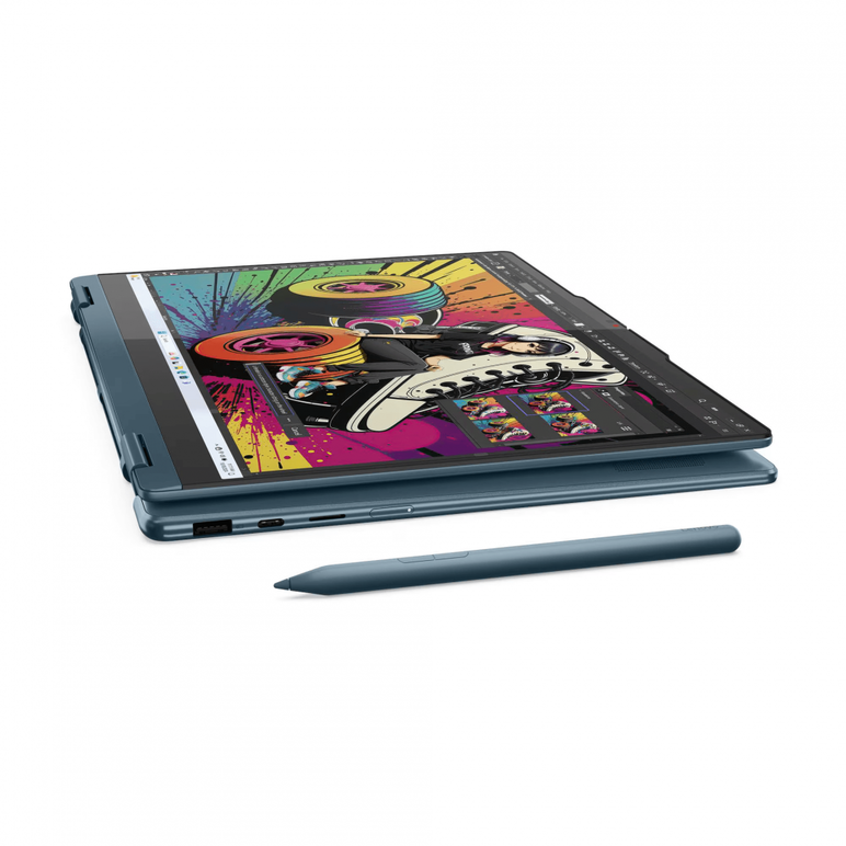 Laptop lenovo yoga 7 2-in-1 14akp10, 14" 2.8k wqxga+ (2880x1800) oled 1100nits (peak) / 500nits (typical) glossy / anti-fingerprint, 100% dci-p3, 120hz, dolby vision®, tÜv low blue light, displayhdr™ true black 1000, glass, touch, amd ryzen™ ai 7 350 (8c ,  Laptopuri | electropc.ro