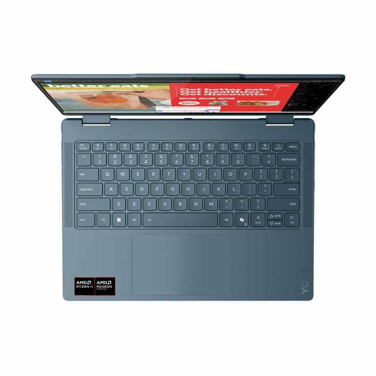 Laptop lenovo yoga 7 2-in-1 14akp10, 14" wuxga (1920x1200) oled 600nits (peak) / 400nits (typical) glossy / anti-fingerprint, 100% dci-p3, 60hz, dolby vision®, tÜv low blue light, displayhdr™ true black 500, glass, touch, amd ryzen™ ai 5 340 (6c / 12t, 2.,  Laptopuri | electropc.ro