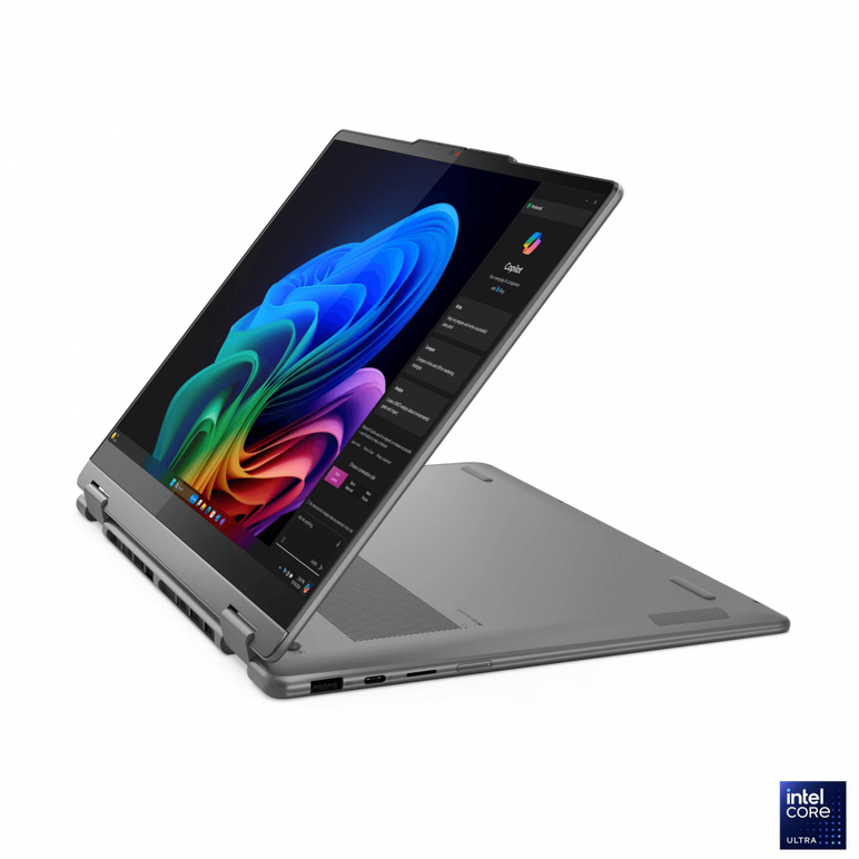 Laptop lenovo yoga 7 2-in-1 14ill10, 14" 2.8k wqxga+ (2880x1800) oled 1100nits (peak) / 500nits (typical) glossy / anti-fingerprint, 100% dci-p3, 120hz, dolby vision®, tÜv low blue light, displayhdr™ true black 1000, glass, touch, intel® core ultra 7 258v,  Laptopuri | electropc.ro