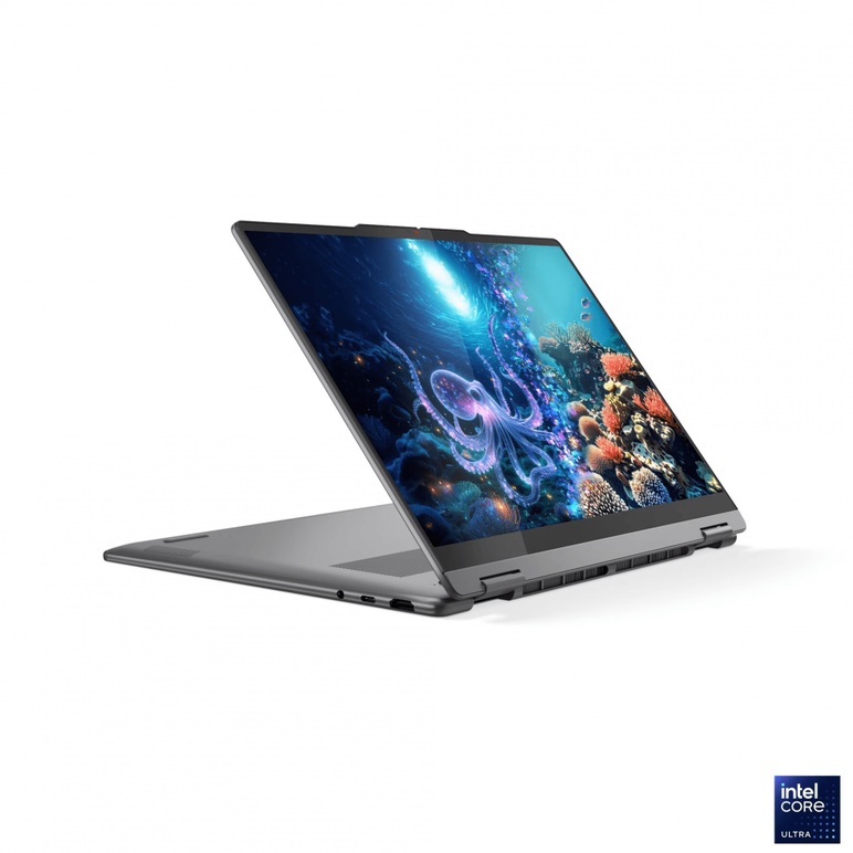 Laptop lenovo yoga 7 2-in-1 14ill10, 14" 2.8k wqxga+ (2880x1800) oled 1100nits (peak) / 500nits (typical) glossy / anti-fingerprint, 100% dci-p3, 120hz, dolby vision®, tÜv low blue light, displayhdr™ true black 1000, glass, touch, intel® core ultra 7 258v,  Laptopuri | electropc.ro