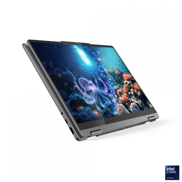 Laptop lenovo yoga 7 2-in-1 14ill10, 14" 2.8k wqxga+ (2880x1800) oled 1100nits (peak) / 500nits (typical) glossy / anti-fingerprint, 100% dci-p3, 120hz, dolby vision®, tÜv low blue light, displayhdr™ true black 1000, glass, touch, intel® core ultra 7 258v,  Laptopuri | electropc.ro