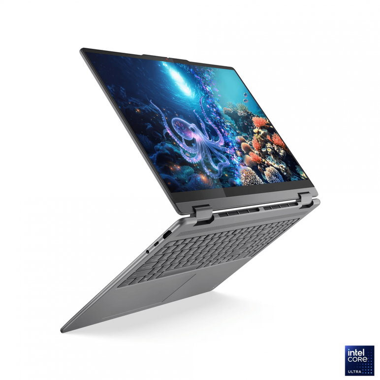 Laptop lenovo yoga 7 2-in-1 16ill10, 16" 2.8k wqxga+ (2880x1800) oled 1100nits (peak) / 500nits (typical) glossy / anti-fingerprint, 100% dci-p3, 120hz, dolby vision®, tÜv low blue light, displayhdr™ true black 1000, glass, touch, intel® core ultra 7 258v,  Laptopuri | electropc.ro