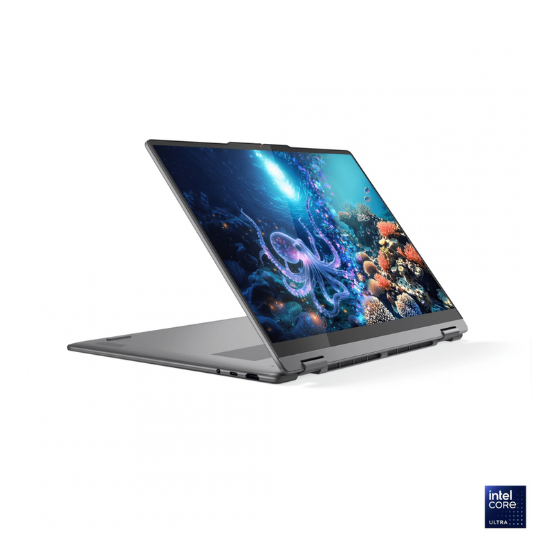 Laptop lenovo yoga 7 2-in-1 16ill10, 16" 2.8k wqxga+ (2880x1800) oled 1100nits (peak) / 500nits (typical) glossy / anti-fingerprint, 100% dci-p3, 120hz, dolby vision®, tÜv low blue light, displayhdr™ true black 1000, glass, touch, intel® core ultra 7 258v,  Laptopuri | electropc.ro