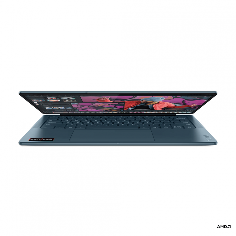 Laptop lenovo yoga slim 7 14akp10, 14" wuxga (1920x1200) oled 600nits (peak) / 400nits (typical) glossy, 100% dci-p3, 60hz, eyesafe®, dolby vision®, displayhdr™ true black 500, x-rite®, amd ryzen™ ai 7 350 (8c / 16t, 2.0 / 5.0ghz, 8mb l2 / 16mb l3), video,  Laptopuri | electropc.ro