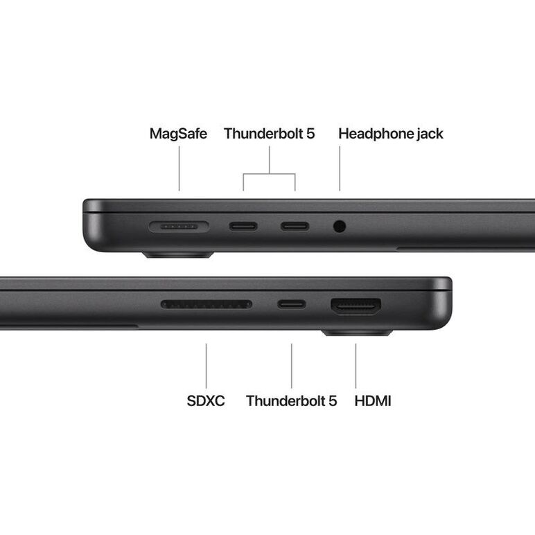 Macbook pro 14.2"/apple m4 max (cpu 16-core, gpu 40-core, neural engine 16-core)/64gb/1tb -nano texture- space black - int kb ( cto from mx2k3ro/a),  Laptopuri | electropc.ro