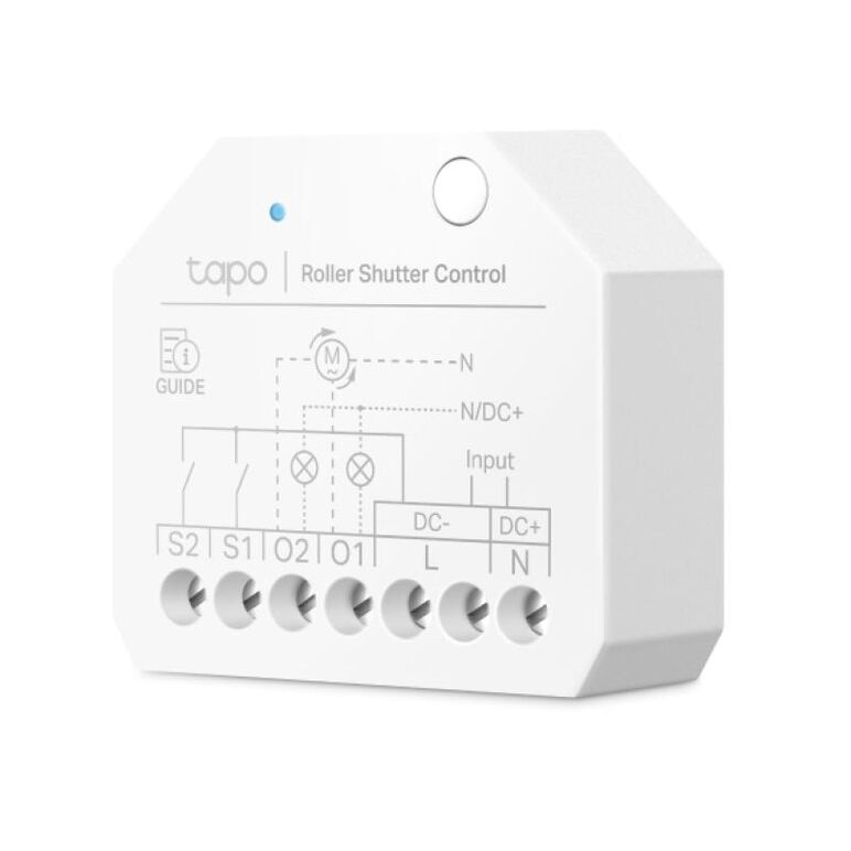 Switch module tp-link tapo s112, wireless type ieee 802.11b/g/n, 2.4 ghz wi-fi, bluetooth, 100-250v~, 50/60hz, 6a resistive, 1.5a motor, 150w led; 24-30v 6a; 30-48v 1.5a; 48-60v 1a, compatibilitate  matter- certified, apple home, alexa, google assistant, ,  Accesorii pentru iluminat inteligent | electropc.ro