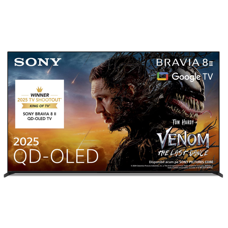 Televizor sony bravia 8m2 oled 55xr8m2, 139 cm, smart google tv, 4k ultra hd, 100 hz, clasa f,  Televizoare | electropc.ro