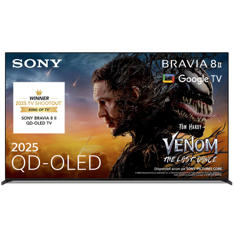 Televizor sony bravia 8m2 oled 65xr8m2, 164 cm, smart google tv, 4k ultra hd, 100 hz, clasa f,  Televizoare | electropc.ro