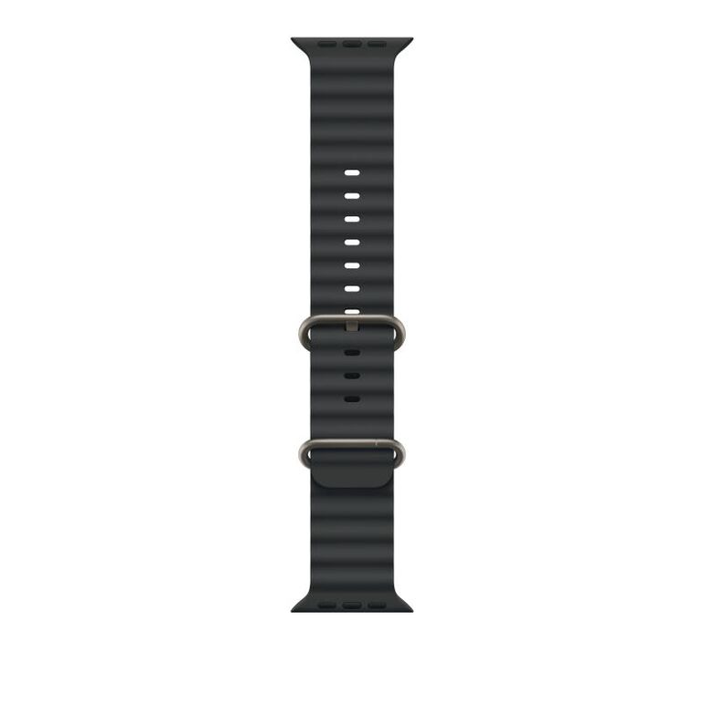 49mm black ocean band - natural titanium finish,  Bratari fitness | electropc.ro