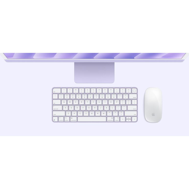 Apple imac 24" retina 4.5k/ apple m4 (cpu 8-core, gpu 8-core, neuralengine 16-core)/16gb/512gb - purple - int kb (2024),  All in one PC | electropc.ro